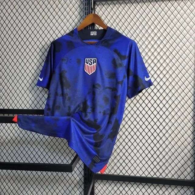 USA Away 22/23 Men's Fan Shirt Blue