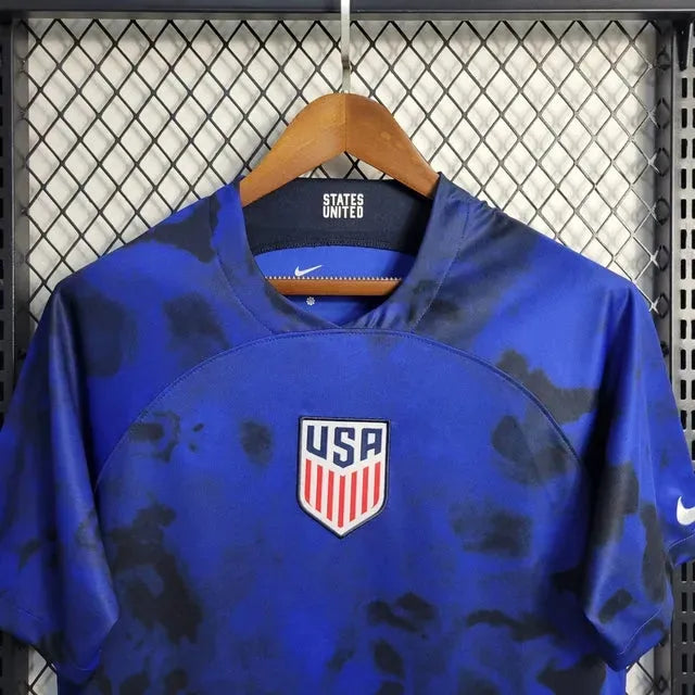 USA Away 22/23 Men's Fan Shirt Blue