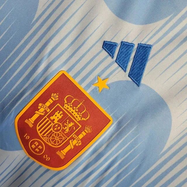 Spain Away Shirt 22/23 - Men's Fan Blue