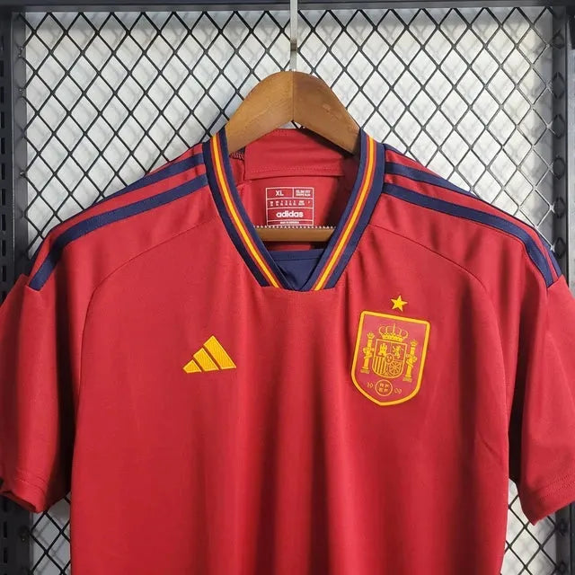 Spain Home Shirt 22/23 - Men's Fan Shirt Red