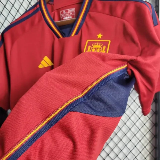 Spain Home Shirt 22/23 - Men's Fan Shirt Red