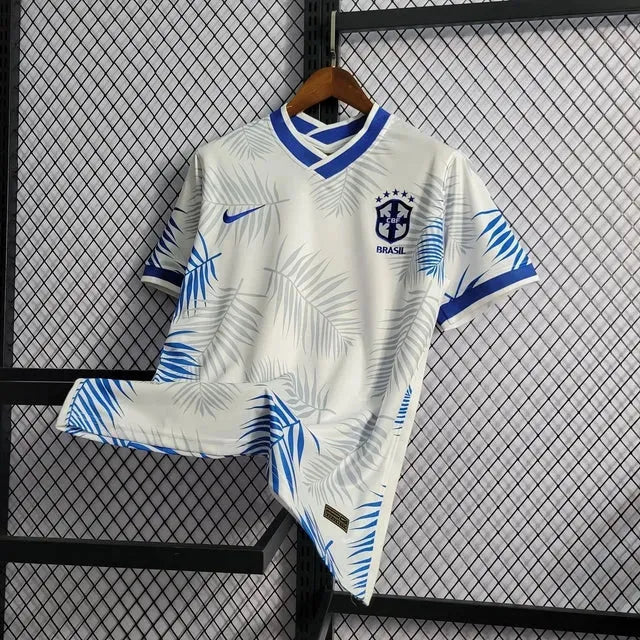 Brazil Special Edition 22/23 Shirt - Men's Fan White and Blue