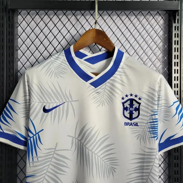 Brazil Special Edition 22/23 Shirt - Men's Fan White and Blue