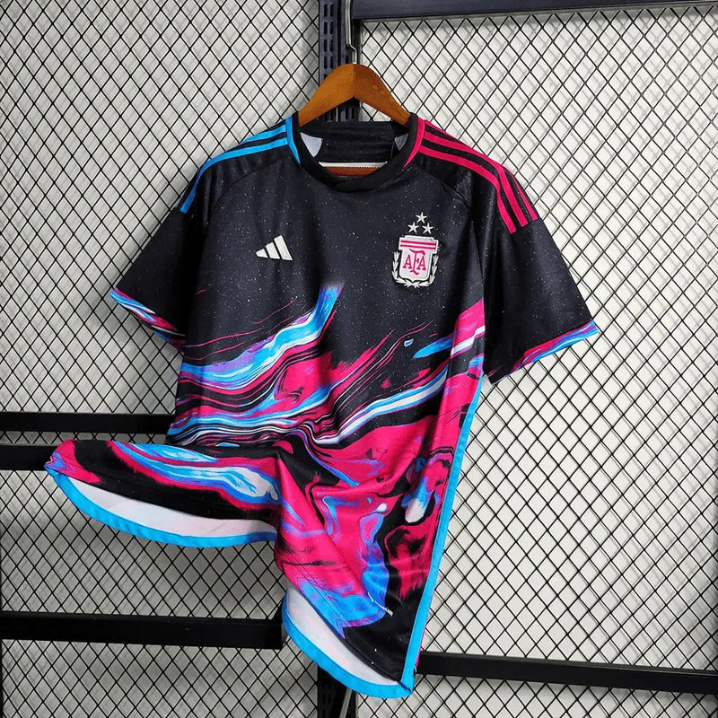 Argentina Commemorative Edition 23/24 Shirt - Men's Fan Black and Purple