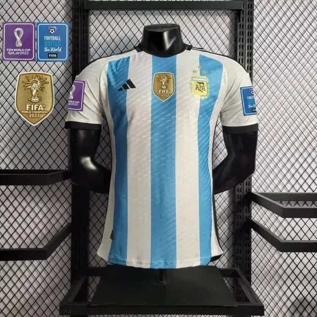 Argentina 3 Stars Home Shirt 22/23 - Men's Player