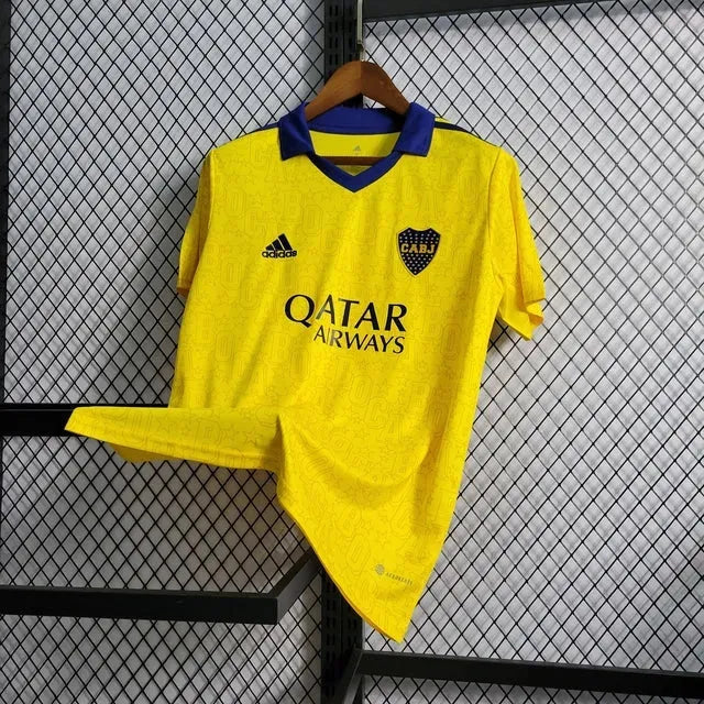 Boca Juniors Away Shirt 22/23 - Men's Supporter Yellow
