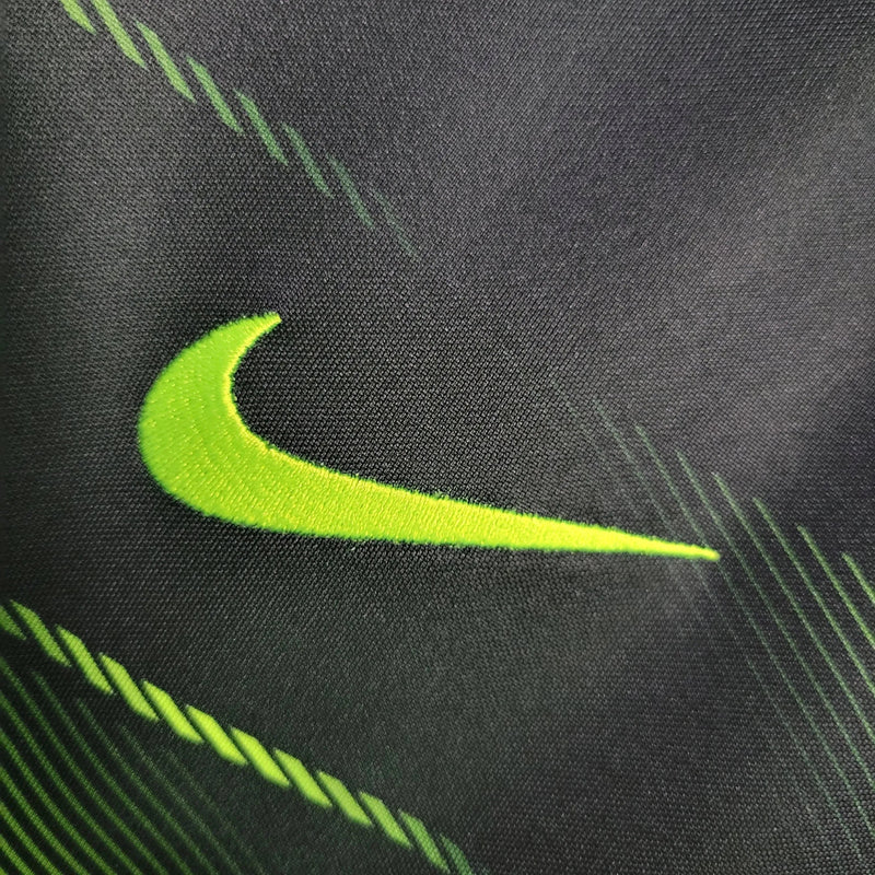Sporting Away Shirt 22/23 - Men's Fan Black and Green