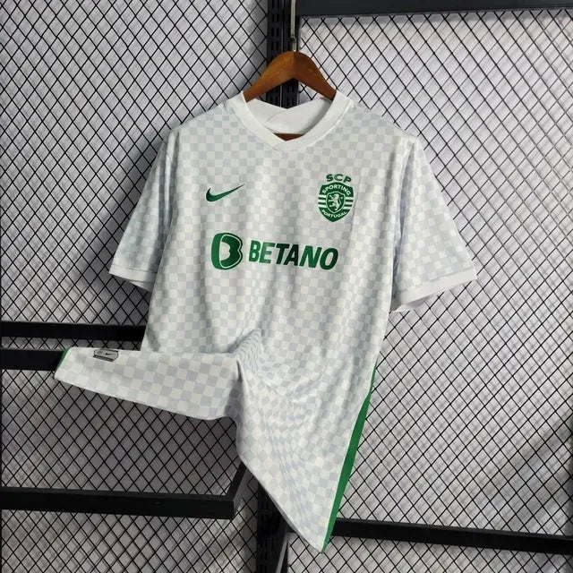Sporting Away Shirt 22/23 - Men's White Fan Shirt
