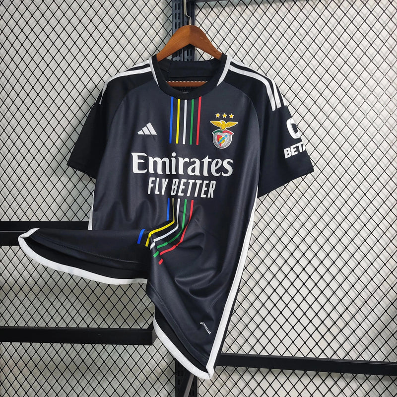 Benfica II 23/24 Shirt - Men's Supporter Black