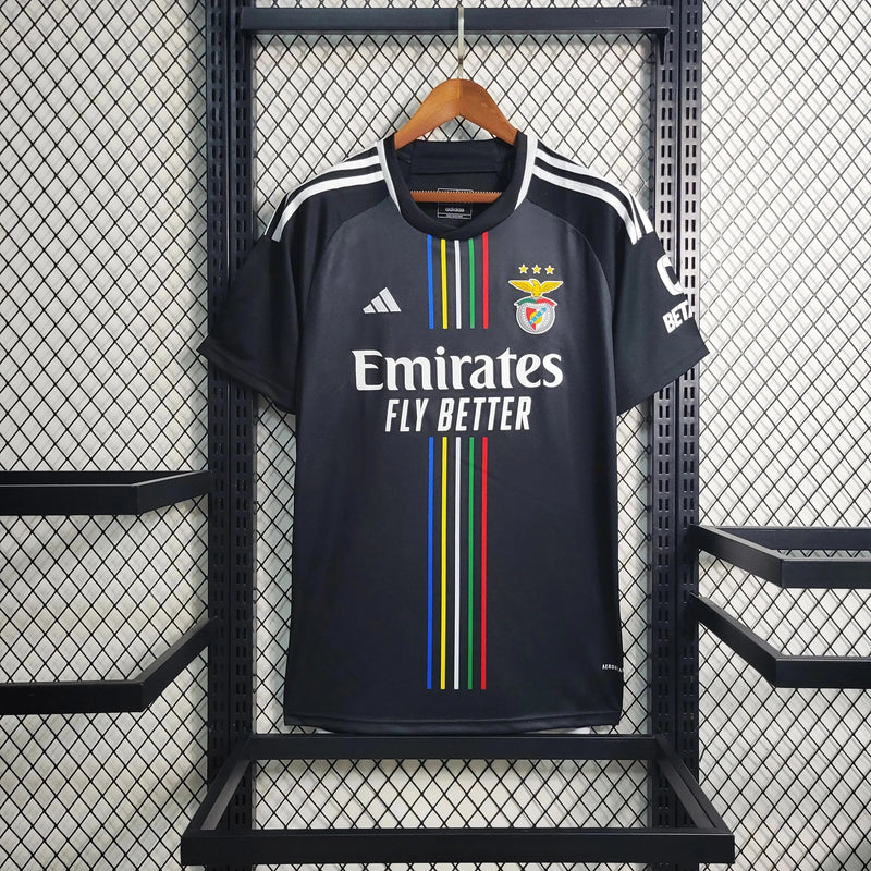 Benfica II 23/24 Shirt - Men's Supporter Black