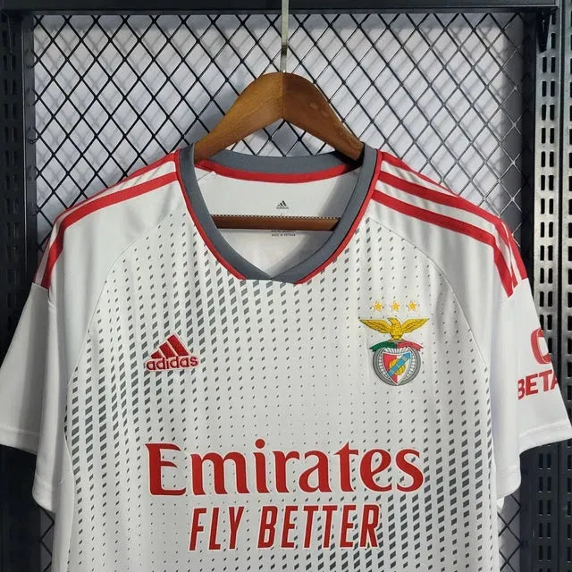 Benfica Away Shirt 22/23 - Men's White Fan Shirt