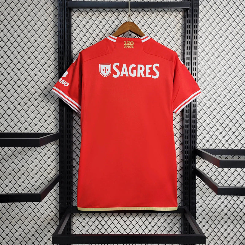 Benfica Home Shirt 23/24 - Men's Fan Red