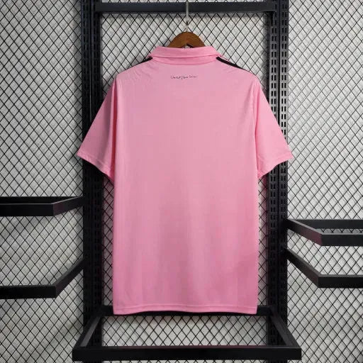 Inter Miami Home 22/23 Shirt - Men's Pink Fan Shirt + Messi Patch