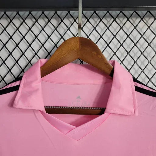 Inter Miami Home 22/23 Shirt - Men's Pink Fan Shirt + Messi Patch