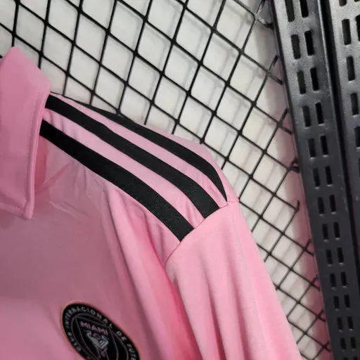 Inter Miami Home 22/23 Shirt - Men's Pink Fan Shirt + Messi Patch