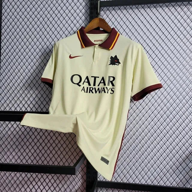 Roma Away Shirt 20/21 - Men's Fan Beige
