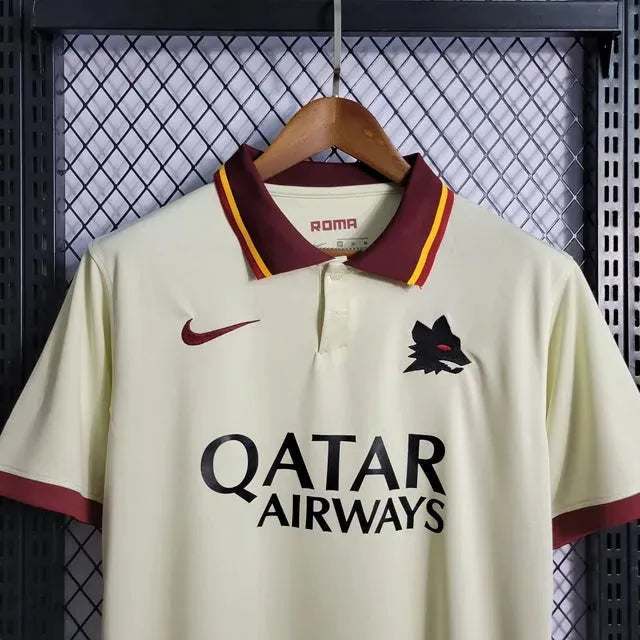 Roma Away Shirt 20/21 - Men's Fan Beige