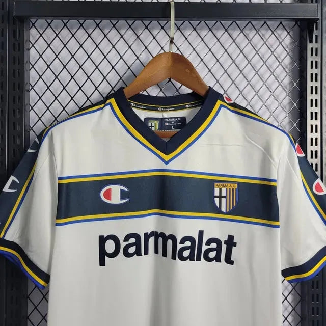Parma Retro Away Shirt 02/03 - Men's White Fan Shirt
