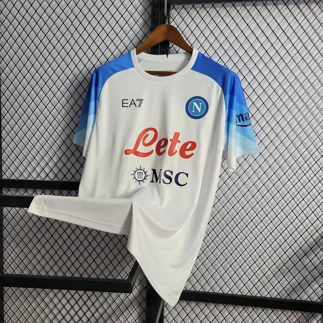 Napoli Away Shirt 22/23 - Men's White Fan Shirt