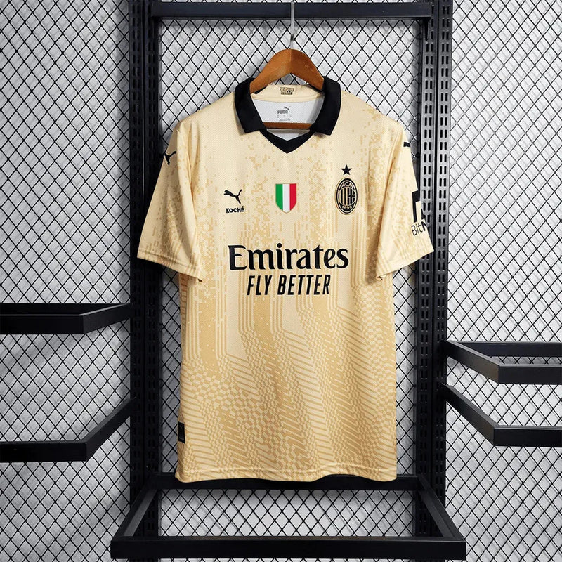 AC Milan Double 23/24 Shirt - Men's Fan Beige