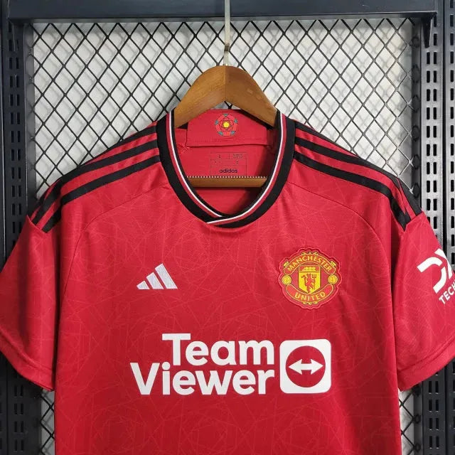 Manchester United Home Shirt 23/24 - Men's Fan Shirt Red