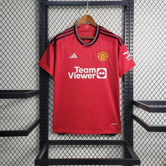Manchester United Home Shirt 23/24 - Men's Fan Shirt Red