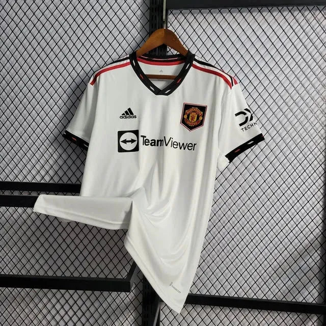 Manchester United Away Shirt 22/23 - Men's Fan White