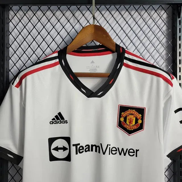 Manchester United Away Shirt 22/23 - Men's Fan White