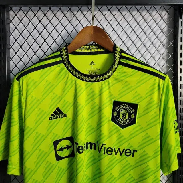 Manchester United Away Shirt 22/23 - Men's Green Fan Shirt