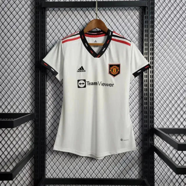 Manchester United Away Shirt 22/23 - Women's Fan White