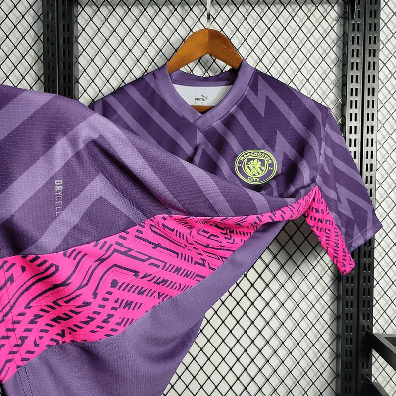 Manchester City Goalkeeper Shirt 23/24 - Men's Fan Purple