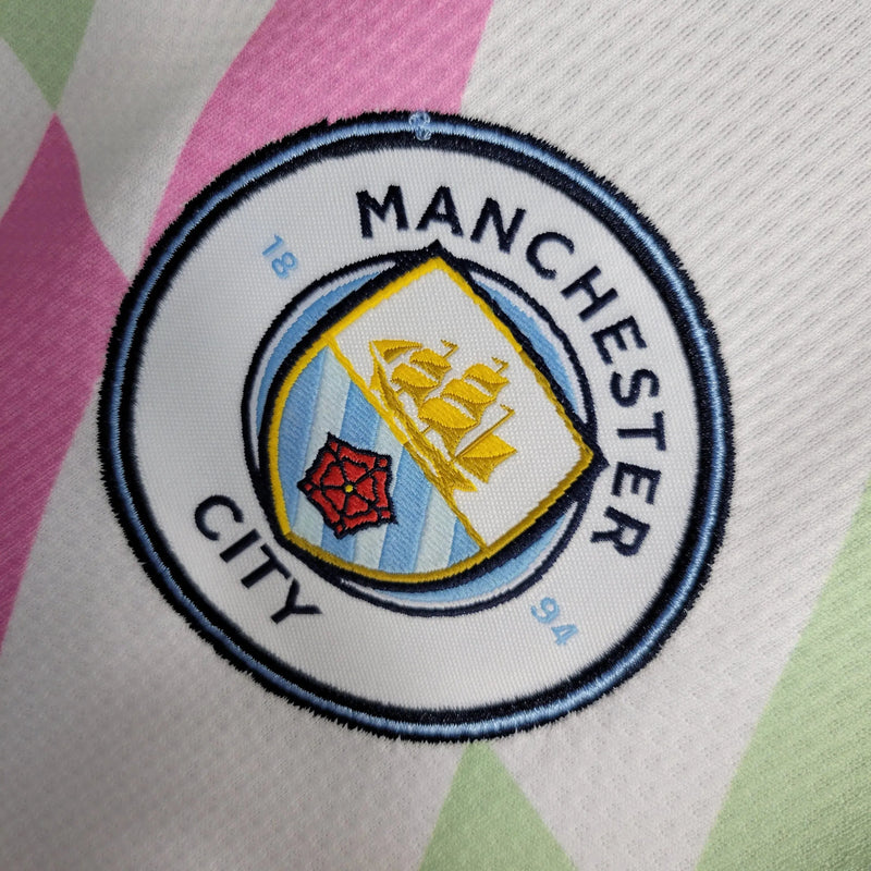 Manchester City Training Shirt 23/24 - Men's Fan Pink