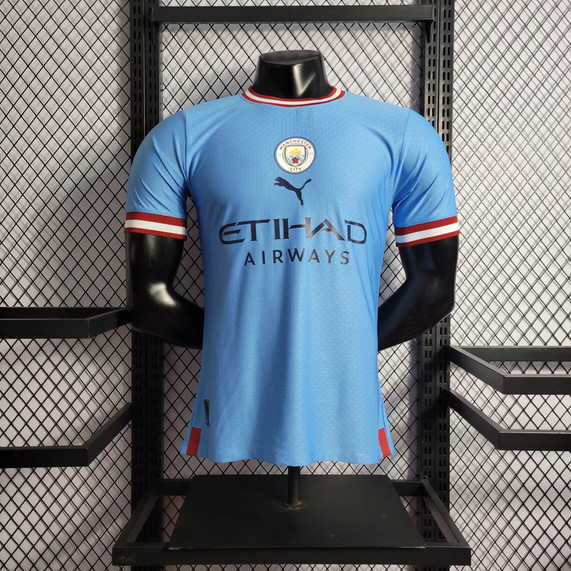 Manchester City Home Shirt 22/23 - Mens Player