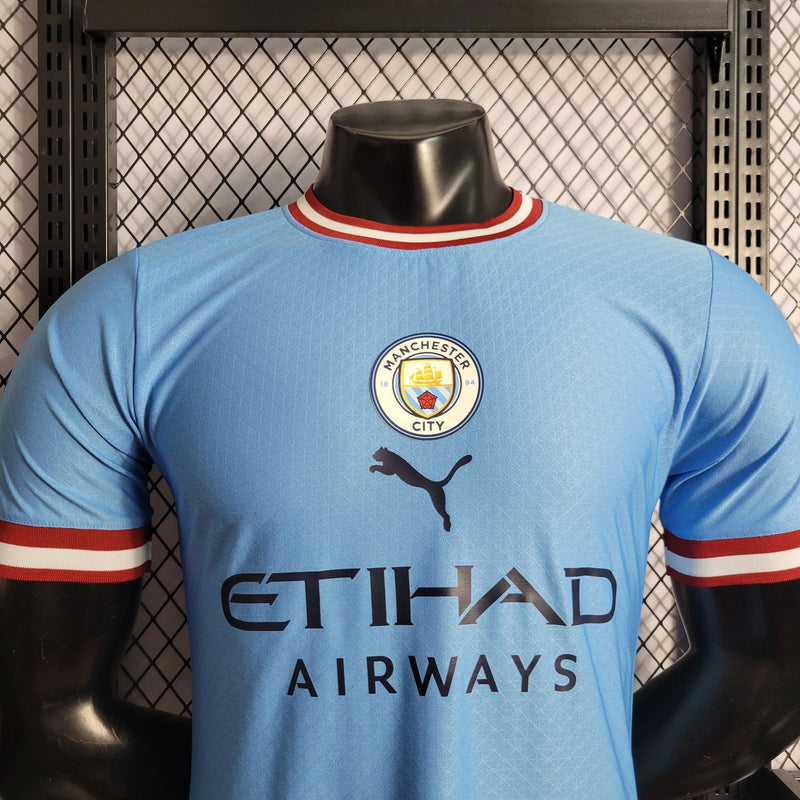 Manchester City Home Shirt 22/23 - Mens Player