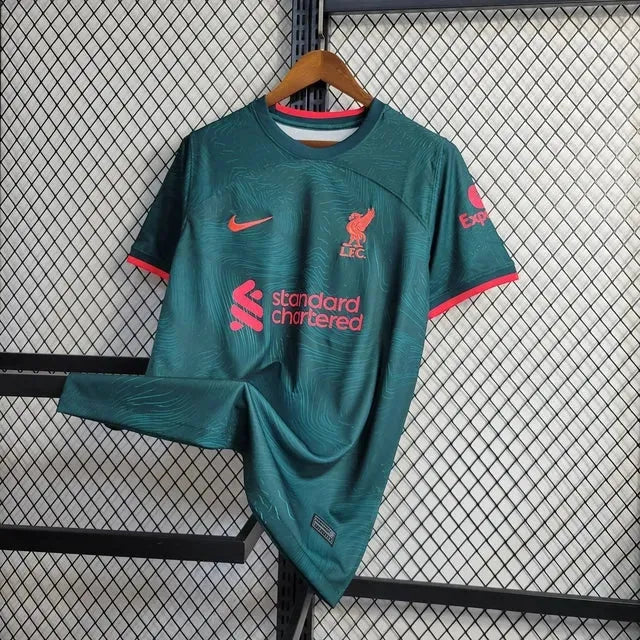 Liverpool 22/23 Third Shirt - Men's Green Fan Shirt