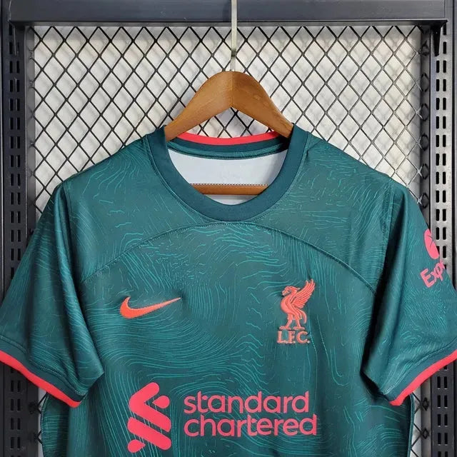 Liverpool 22/23 Third Shirt - Men's Green Fan Shirt