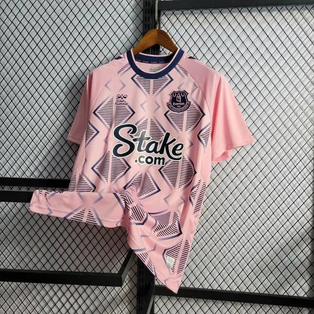 Everton Away Shirt 22/23 - Men's Fan Pink