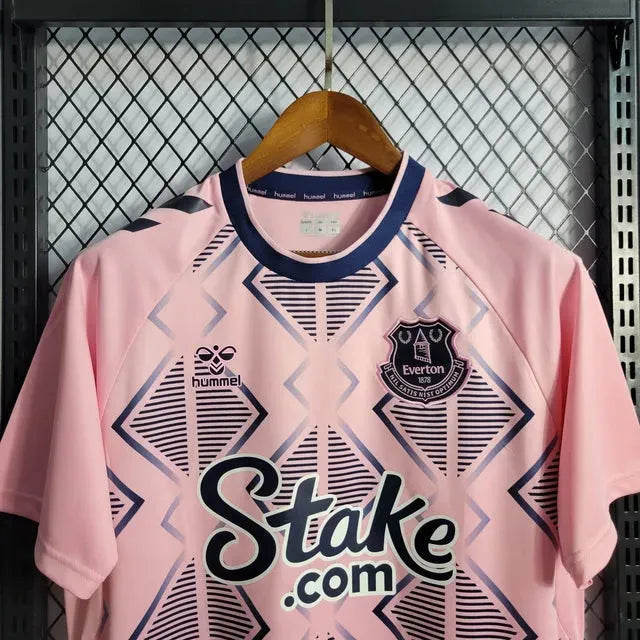Everton Away Shirt 22/23 - Men's Fan Pink