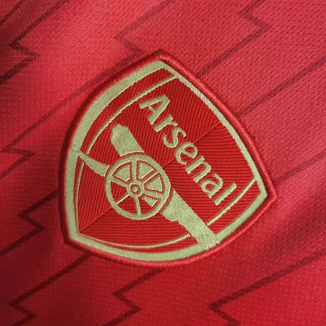 Arsenal Home Shirt 23/24 - Men's Fan Shirt Red and Gold