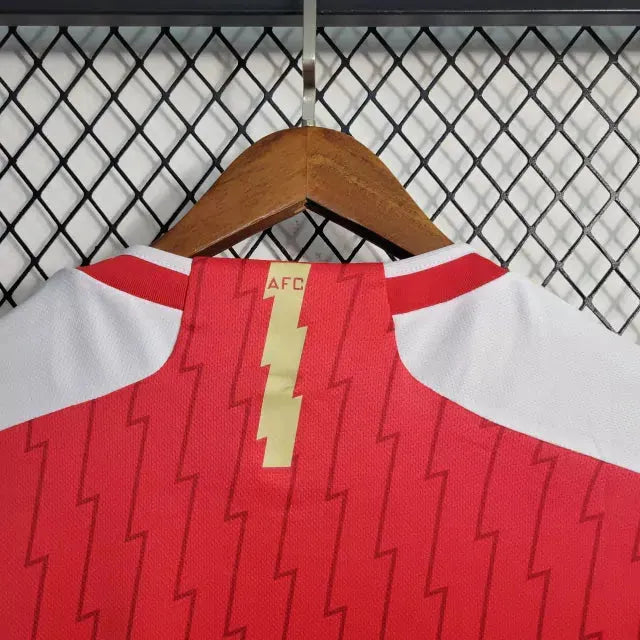 Arsenal Home Shirt 23/24 - Men's Fan Shirt Red and Gold
