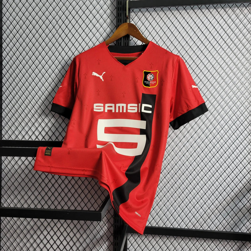 Stade Rennais Home Shirt 23/24 - Men's Fan Shirt