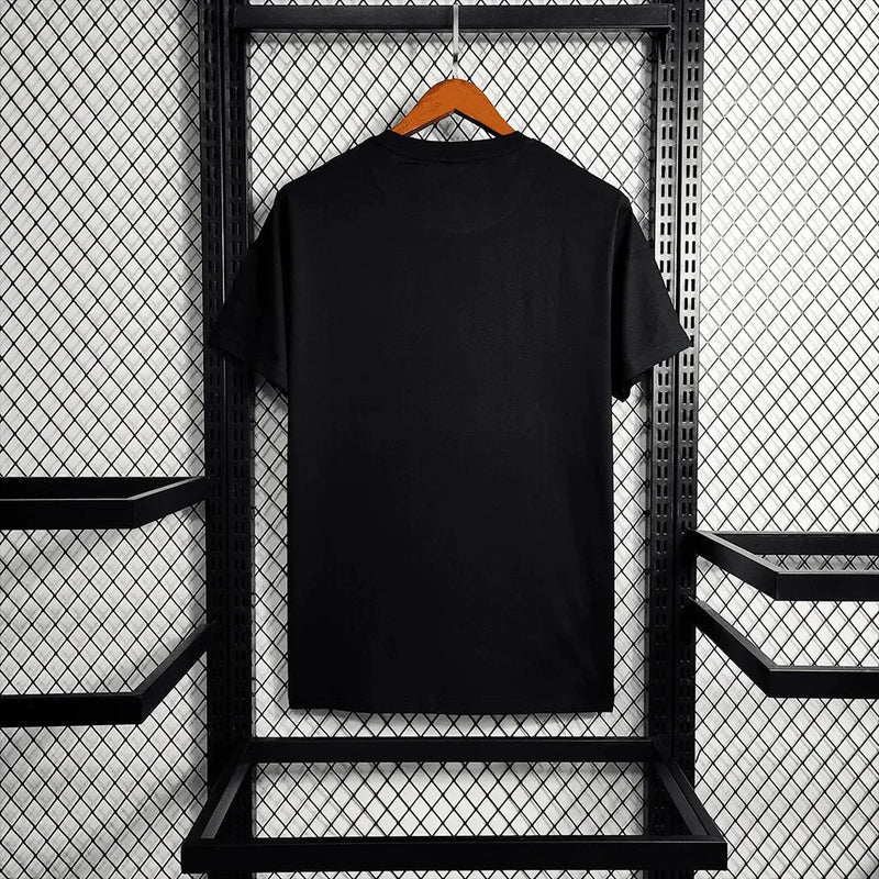 BALMAIN Men's Reflective PSG Fan Shirt - Black