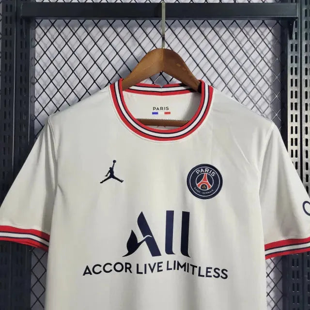 PSG III Away Shirt 21/22 - Men's White Fan Shirt