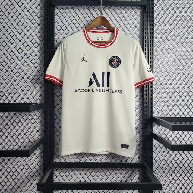 PSG III Away Shirt 21/22 - Men's White Fan Shirt
