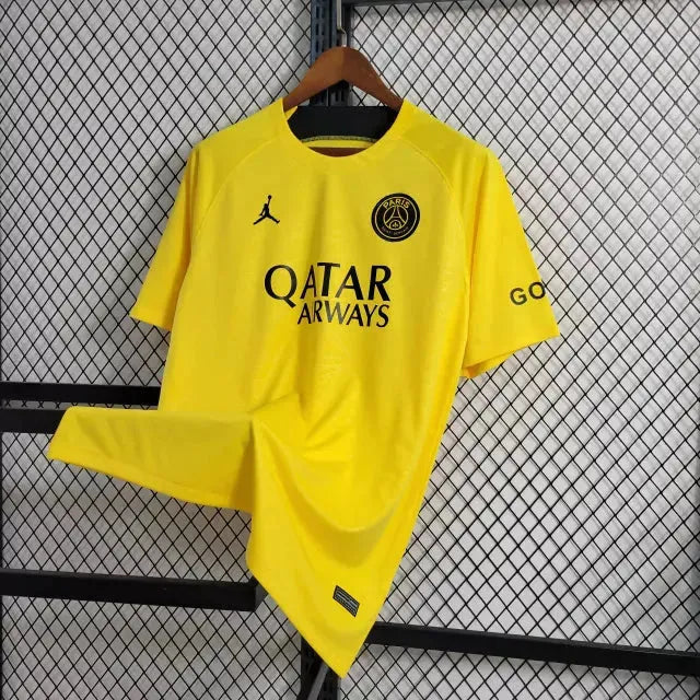 PSG Training Shirt 23/24 - Men's Fan Yellow
