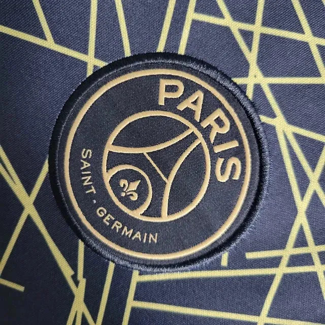 PSG Training Shirt 22/23 - Men's Fan Black and Yellow