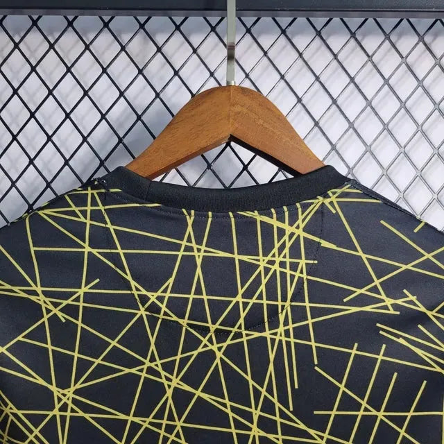 PSG Training Shirt 22/23 - Men's Fan Black and Yellow