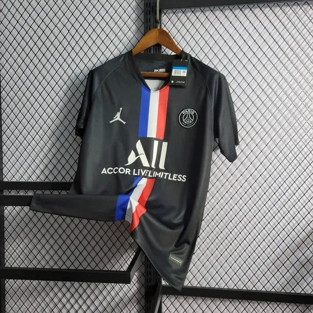 PSG Away Shirt 19/20 - Men's Fan Black