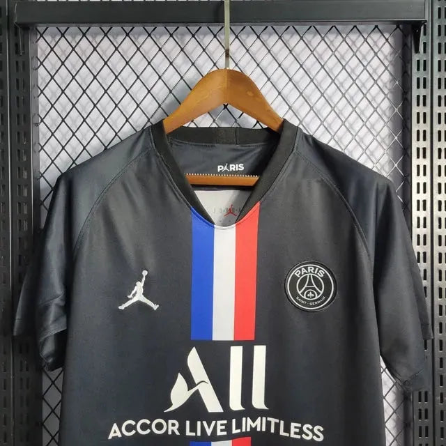 PSG Away Shirt 19/20 - Men's Fan Black