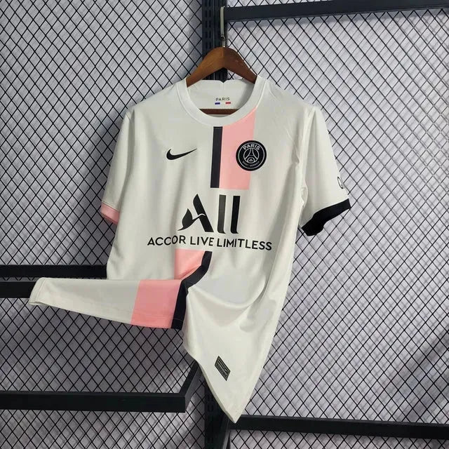 PSG Away Shirt 21/22 - Men's White Fan Shirt